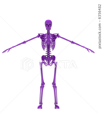 Skeleton Purple 1 - Stock Illustration [6356482] - PIXTA