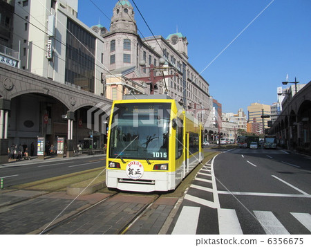Running in the Kagoshima Electric Town Center Town 6356675