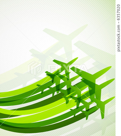Background with airplanes 6357020