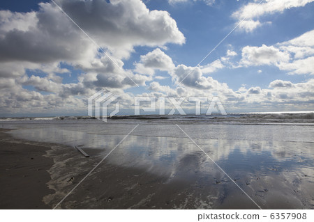 Rockaway beach. NY. Day after Hurricane Sandy 6357908