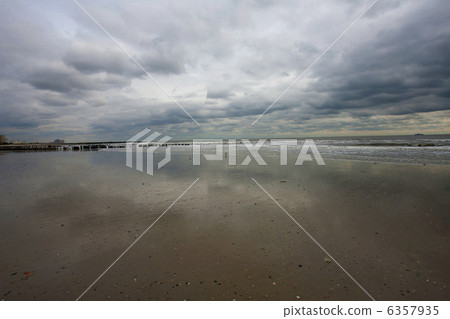 Rockaway beach. NY. Day after Hurricane Sandy 6357935