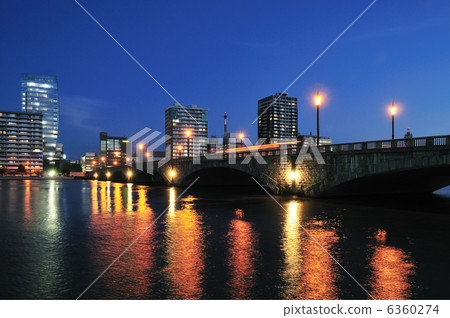 Nakajyo Bridge Night view 6360274