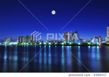 新潟島的夜景 6360437