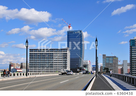 Roads and sidewalks of Tanjyu bridge 6360438