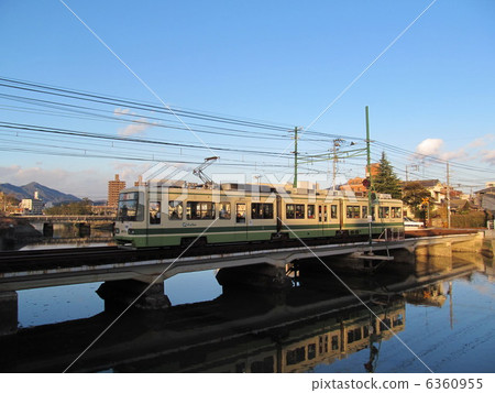 Hiroshima Dentsu Iron Bridge on the Miyajima Line Hiroshima Dentsu Iron Bridge on the Miyajima Line 6360955