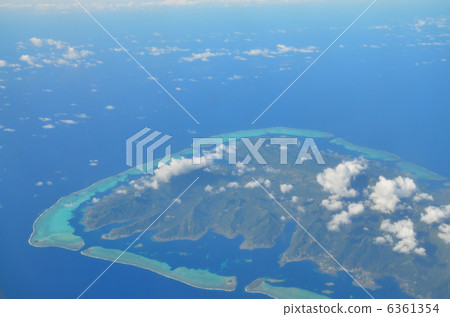 Raiatea Island (from the north side) Aerial shooting Raiatea Island (from the north side) Aerial shooting 6361354