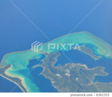 Southern Bora Bora (from the north side) Aerial photograph Southern Bora Bora (from the north side) Aerial photograph 6361355
