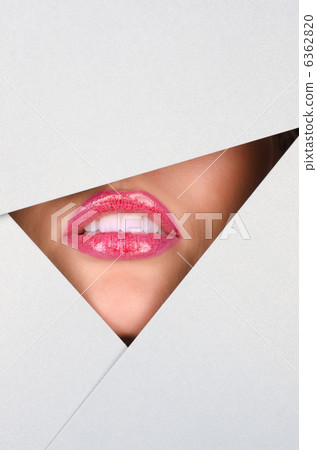 Beautiful female lips 6362820
