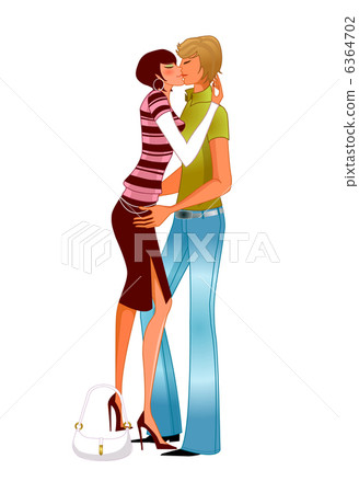 Young Couple Kissing 6364702
