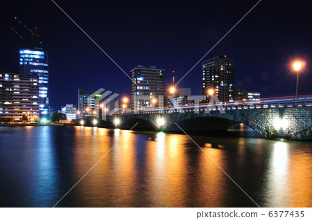 Nakajyo Bridge Night view 6377435