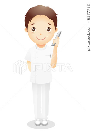 Male health worker illustration Male health worker illustration 6377758