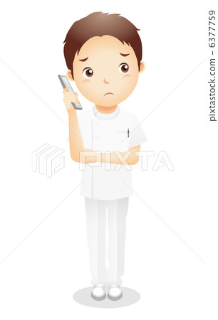 Male health worker illustration 6377759