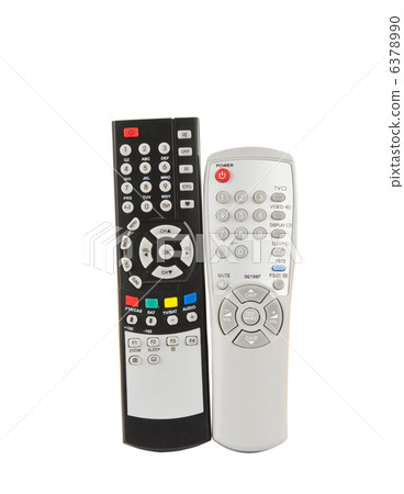TV remote control isolated TV remote control isolated 6378990
