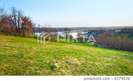Spring country landscape. Spring country landscape. 6379036