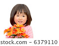 Girl with gerbera 6379110