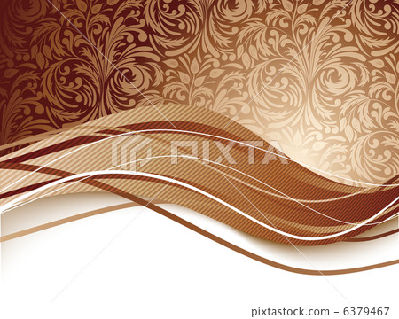 Floral background in brown color Floral background in brown color 6379467