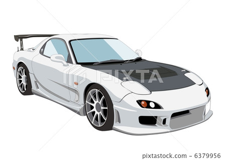 Illustration car car sports car 2 door private car Illustration car car sports car 2 door private car 6379956