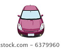 Illustration car car compact car 4 door private car 6379960
