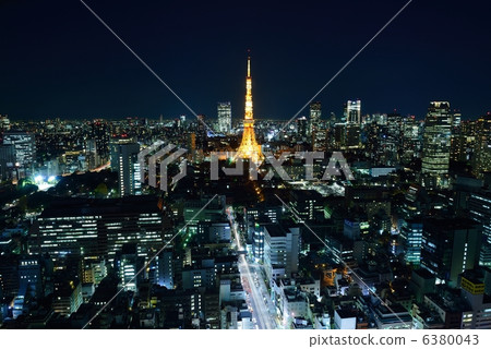 東京的夜景 6380043