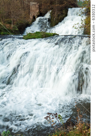 Waterfall on Autumn River 6380312