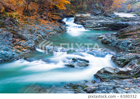 Waterfalls on Rocky Autumn Stream Waterfalls on Rocky Autumn Stream 6380332