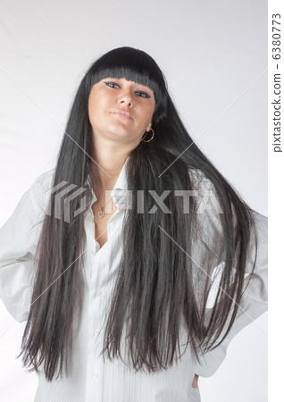 portrait of lovely smiley woman 6380773