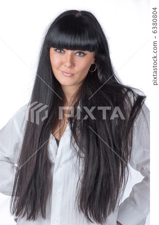 portrait of lovely brunette woman 6380804