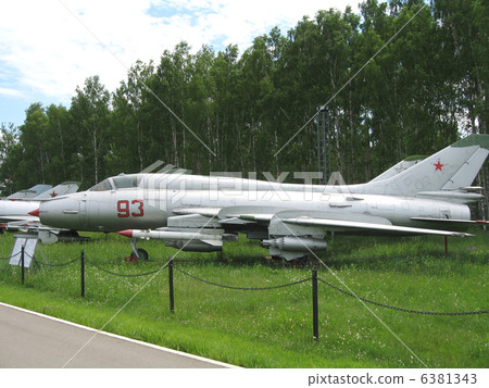 Moscow, Monino, Russia, the plane of war an a parking 6381343