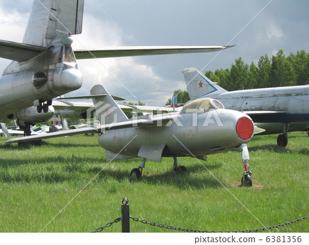Moscow, Monino, Russia, the plane of war an a parking Moscow, Monino, Russia, the plane of war an a parking 6381356