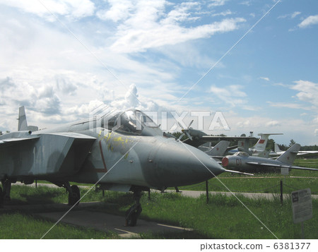 Moscow, Monino, Russia, the plane of war an a parking Moscow, Monino, Russia, the plane of war an a parking 6381377