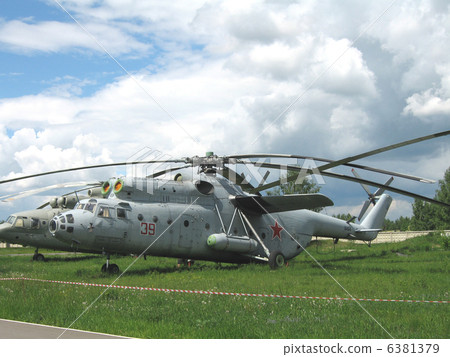 Moscow, Monino, Russia, the plane of war an a parking Moscow, Monino, Russia, the plane of war an a parking 6381379