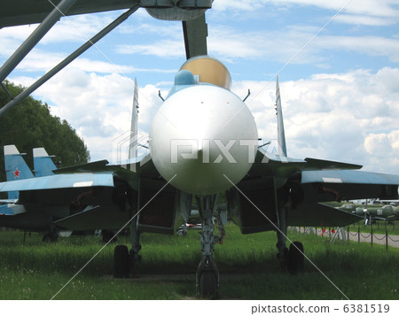 Moscow, Monino, Russia, the plane of war an a parking Moscow, Monino, Russia, the plane of war an a parking 6381519