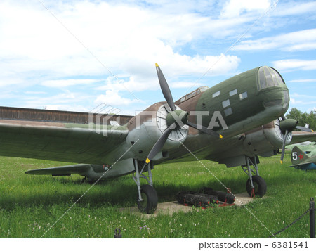 Moscow, Monino, Russia, the plane of war an a parking Moscow, Monino, Russia, the plane of war an a parking 6381541