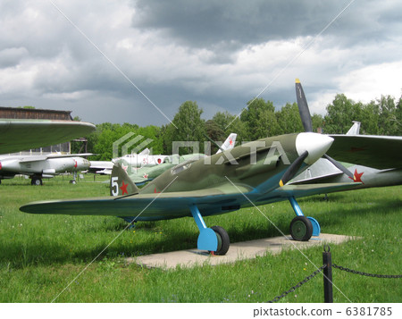 Moscow, Monino, Russia, the plane of war an a parking 6381785