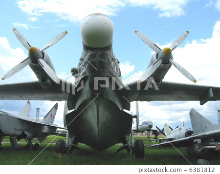 Moscow, Monino, Russia, the plane of war an a parking Moscow, Monino, Russia, the plane of war an a parking 6381812