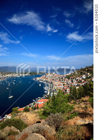 Panoramic view on Poros 6384010