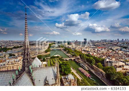 View on Paris from Notre Dame View on Paris from Notre Dame 6384133