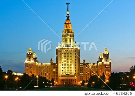 Main building of Moscow State University 6384266