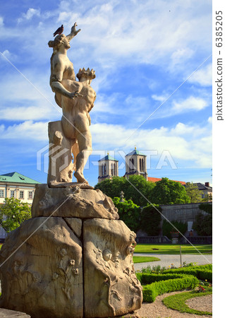 Statue in Mirabell garden, Salzburg 6385205
