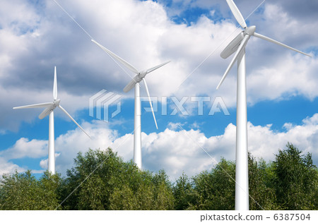 Wind turbine 6387504