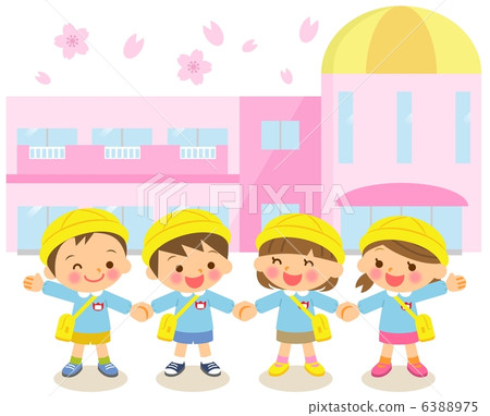 Kindergarten and Kindergarten - Stock Illustration [6388975] - PIXTA