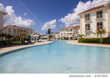 Beautiful Resort Pool 6391959