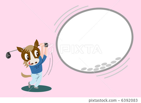 馬高爾夫框架 6392083