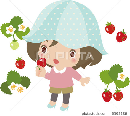 吃與草莓狩獵的一個少婦草莓 6393186