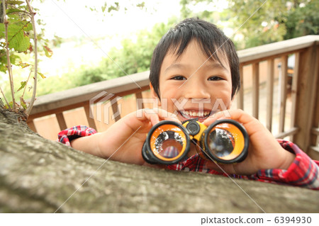 boy, binocular, field glass 6394930