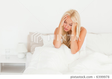 Woman holding her hand Woman holding her hand 6399978