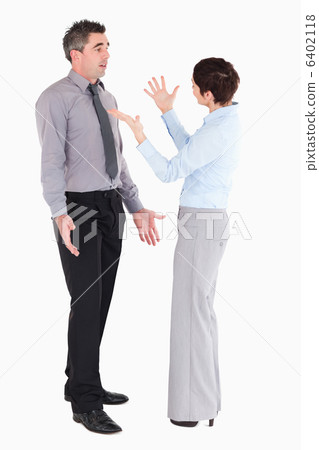 Office workers arguing Office workers arguing 6402118