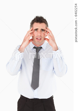 Portrait of a depressed businessman Portrait of a depressed businessman 6402254
