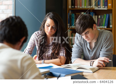Students preparing the examinations 6404126