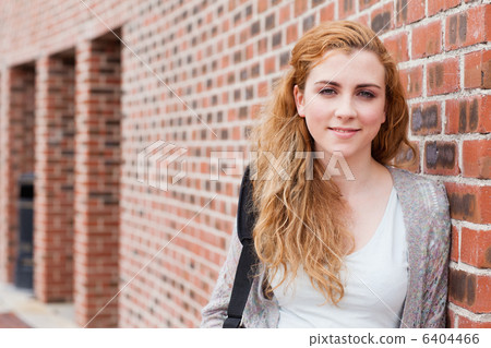 Lovely student standing up Lovely student standing up 6404466